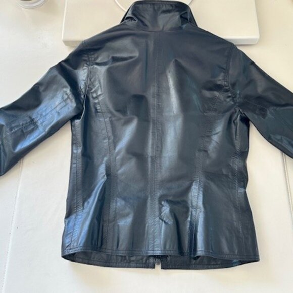 MO851 Black Leather Jacket - Picture 2 of 2